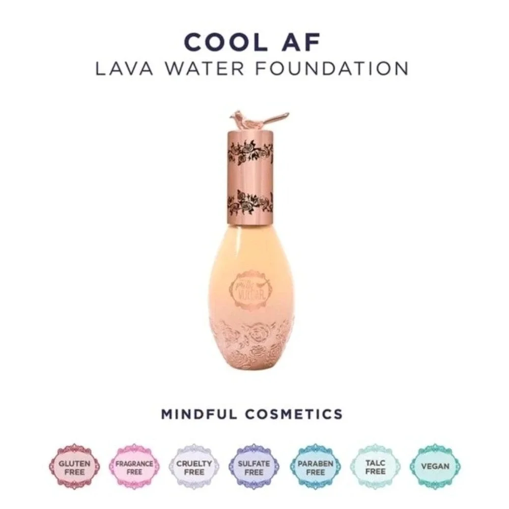 PRETTY VULGAR Cool AF Lava Water Foundation 02 The Naked Truth 1.18oz / 35mL